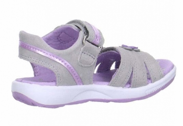 Sandalia De Cuero Mujer Beige | Punta Abierta, Taco Plano 10 Cm